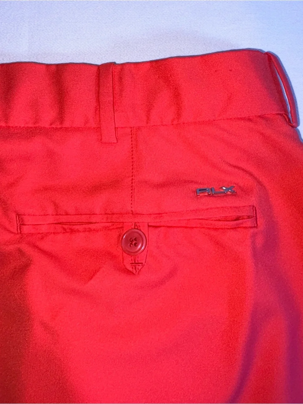 RLX Ralph Lauren Men's Red Classic golf performance Shorts 36 inch waist